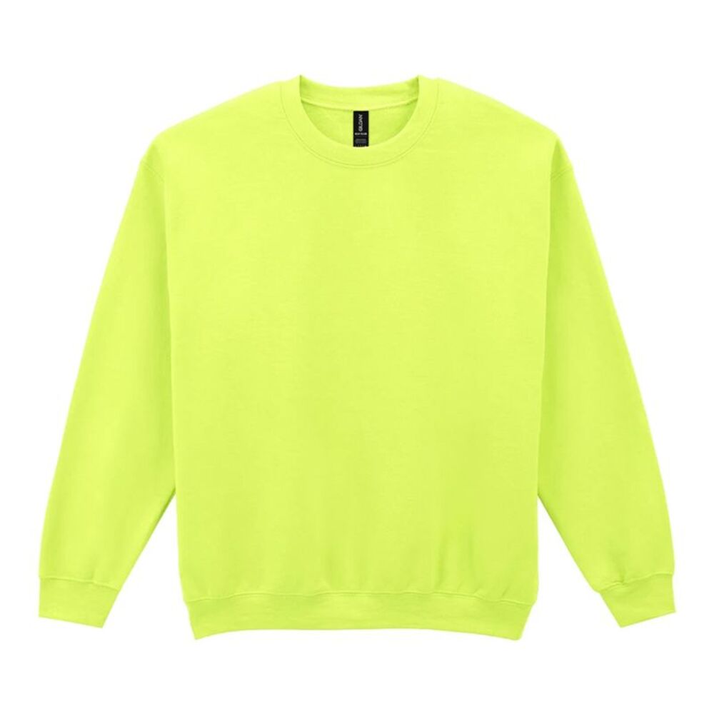 Gildan Womens/Ladies Heavy Blend Sweatshirt / Safety Green